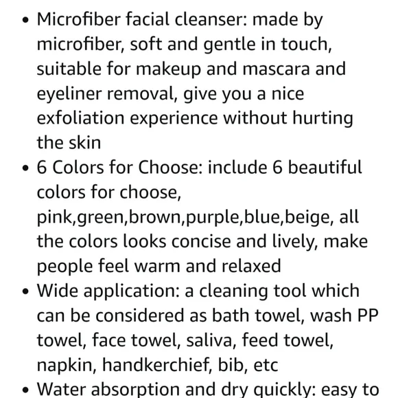 Microfiber makeup cloths - Picture 3 of 3